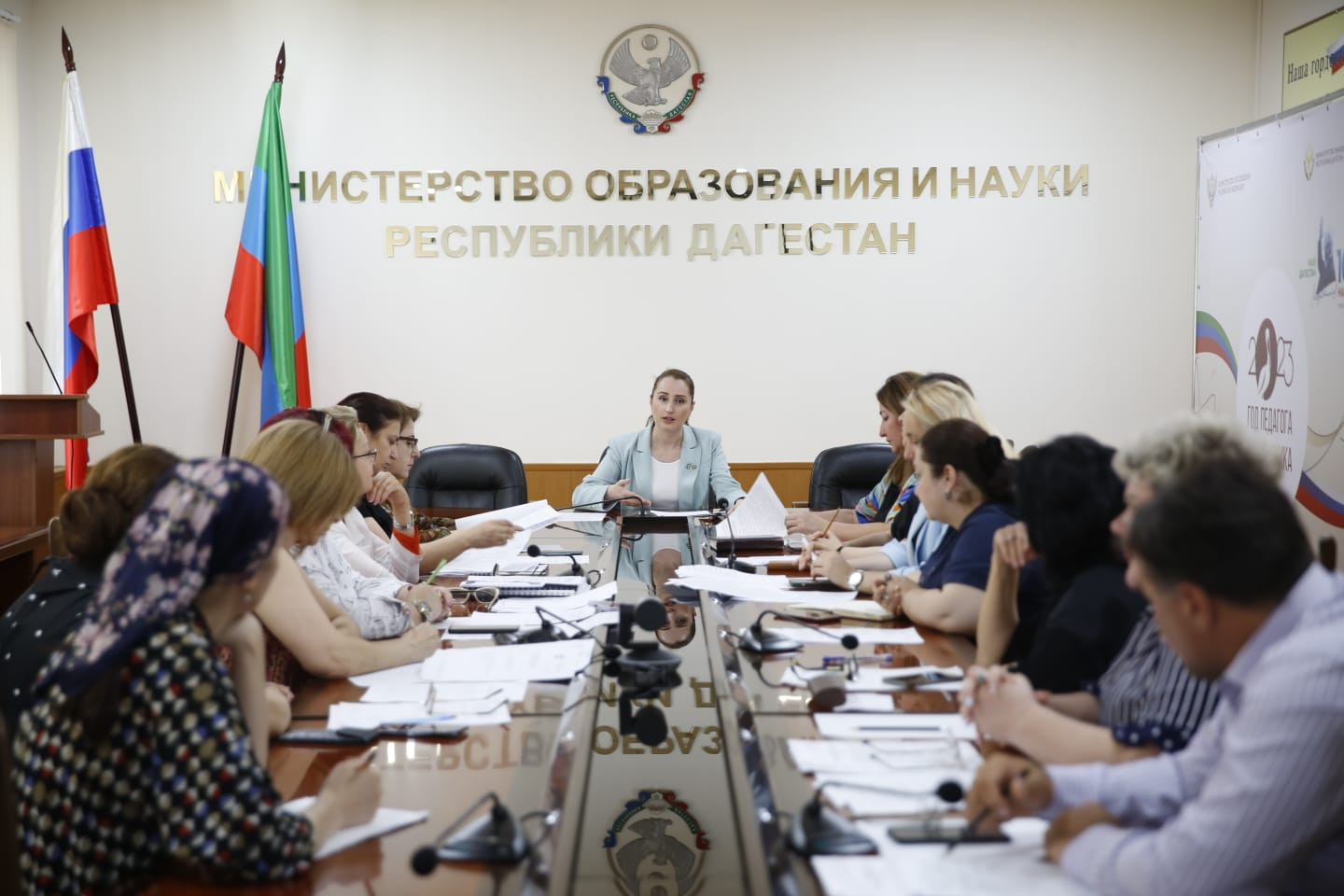 Заседание Регионального координационного совета по наставничеству прошло в Минобрнауки Дагестана